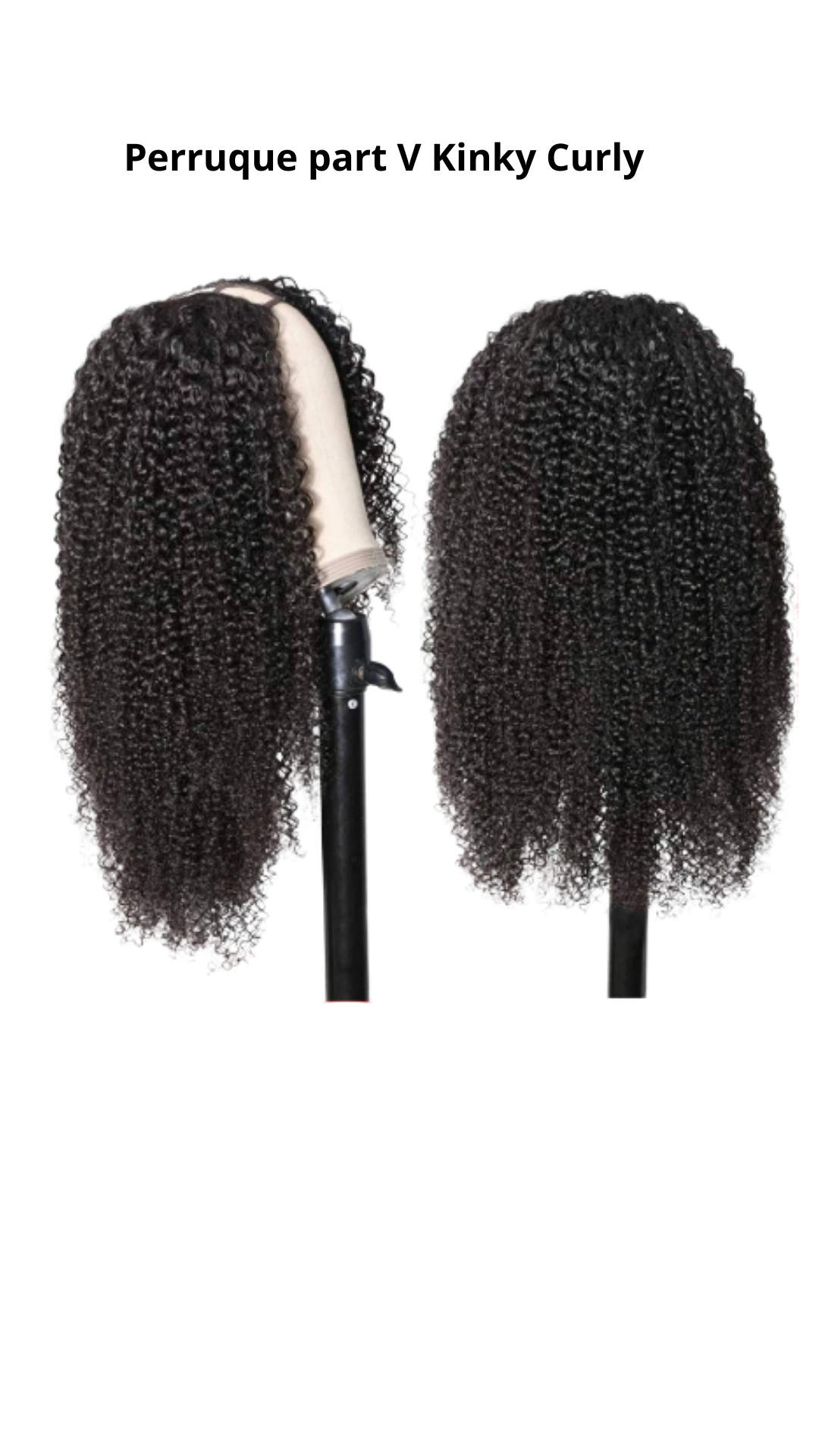 Perruque part V Kinky Curly